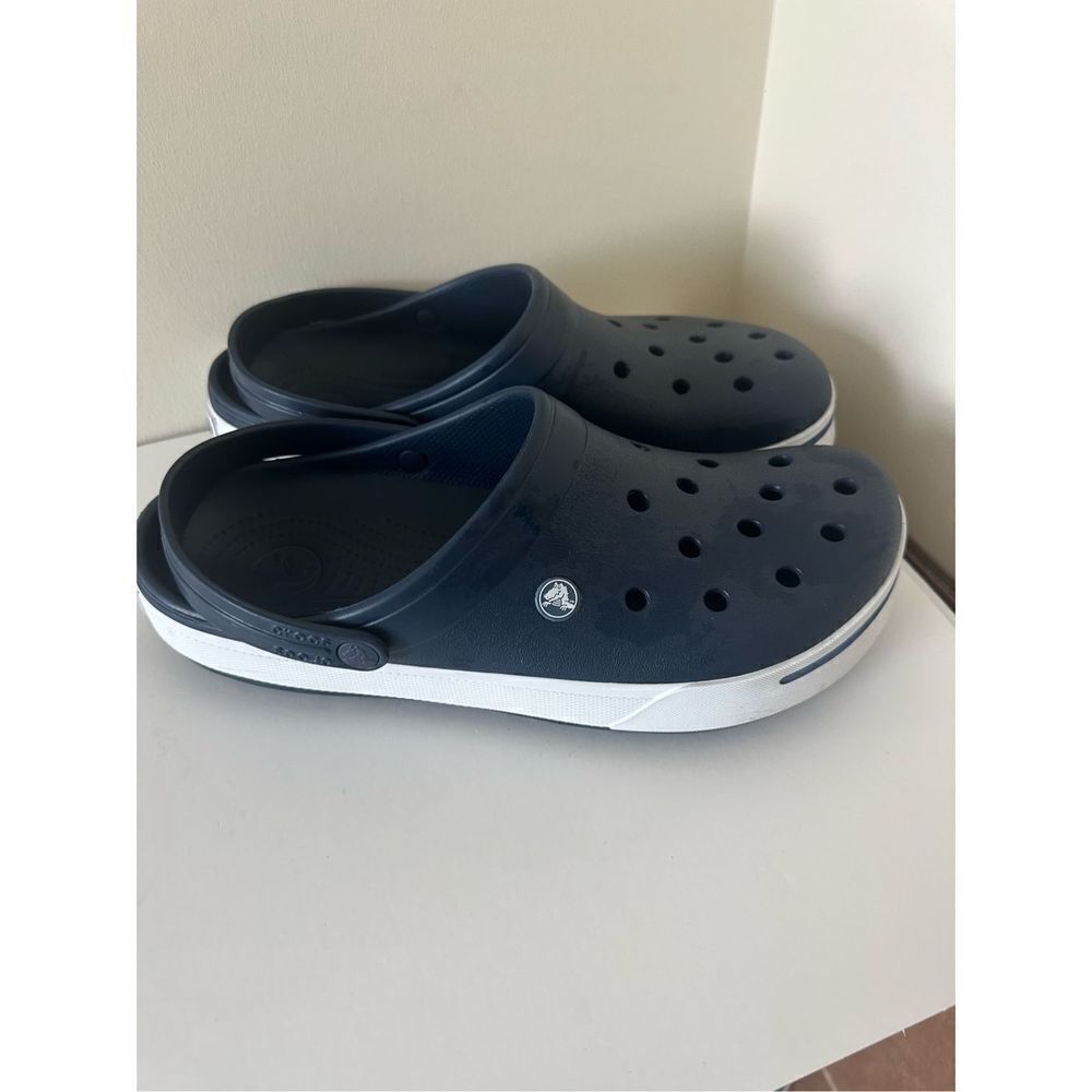 Crocs 11989-01W Crocs Unisex's m 12 Crocband II Clogs - Navy…